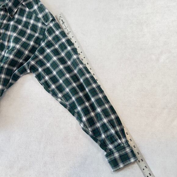 Club Room Flannel Button Shirt Men's M 100% Cotton Long Sleeve Buttondown Collar - Picture 6 of 9